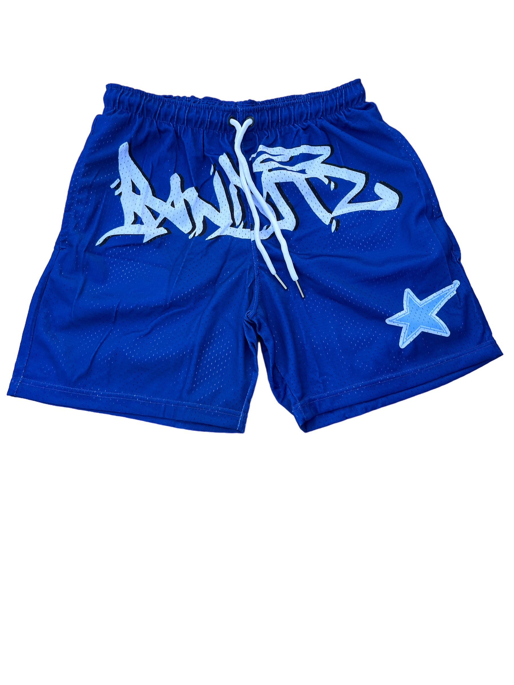 NavyBlue Banditz Mesh Shorts – BANDITZ-shop