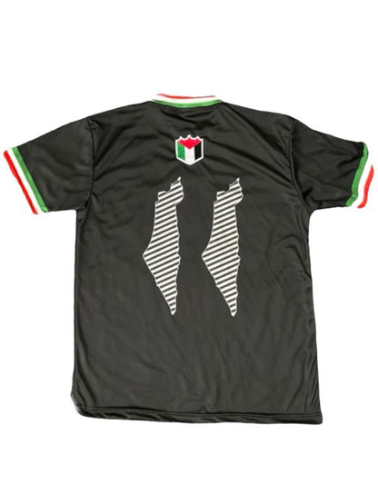 Palestine Football Jersey- Black