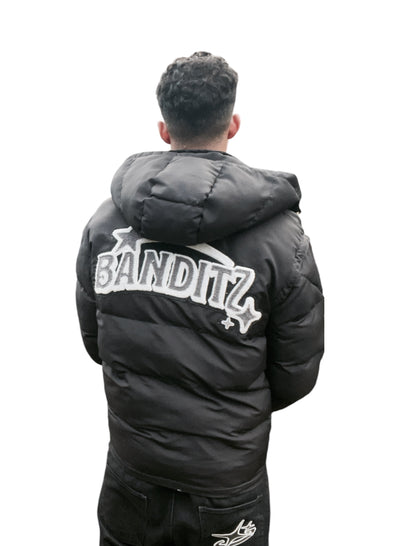 Black- Banditz Puffer- Jacket