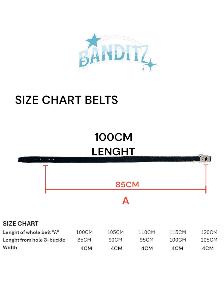 Banditz Reversible-Belt Black & White