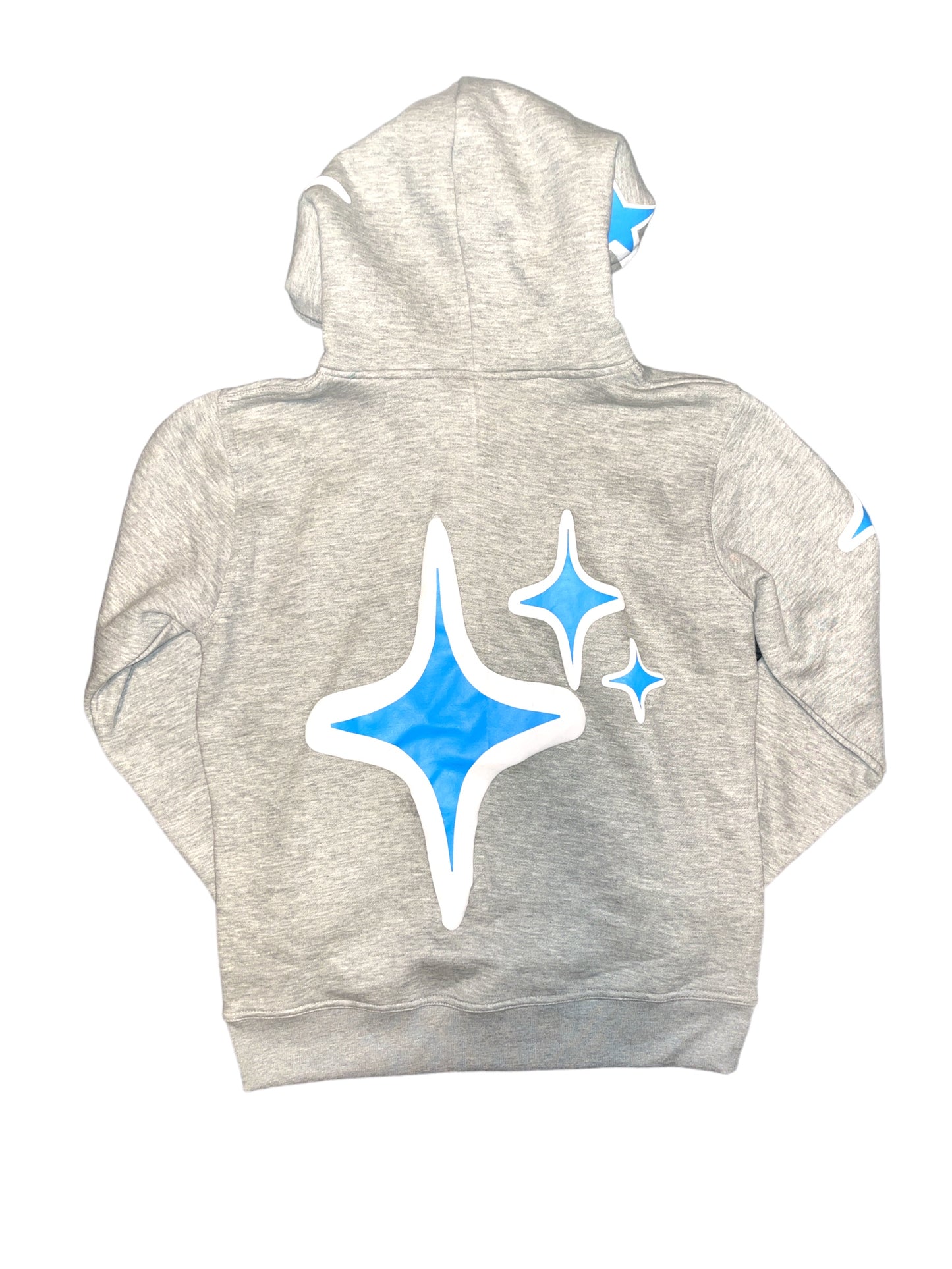 Grey - Blue Banditz Full-Zip Hoodie