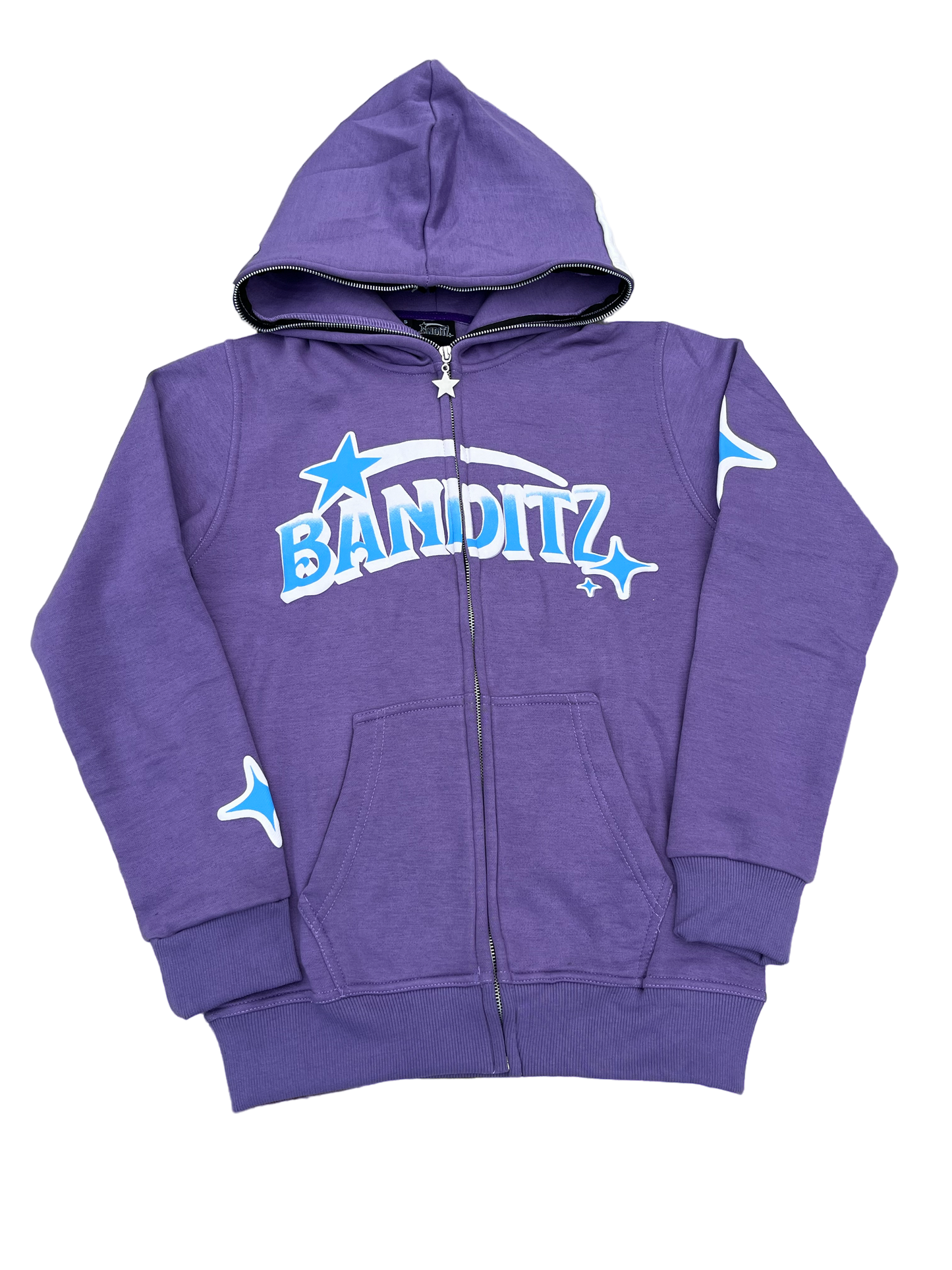 Purple - Blue Banditz Full-Zip Hoodie