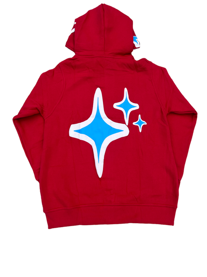 Red - Blue Banditz Full-Zip Hoodie