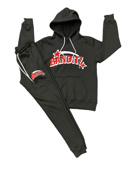 Banditz - Tracksuit Black & Red