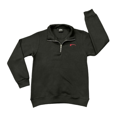 Black & Red- Banditz Half- Zip