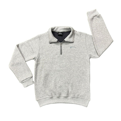 AshGrey & DarkGrey- Banditz Half- Zip