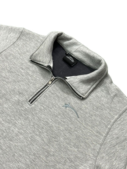 AshGrey & DarkGrey- Banditz Half- Zip