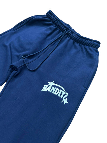 Navy Blue Banditz- Sweatpants