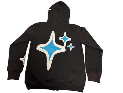 Black - Blue Banditz Full-Zip Hoodie